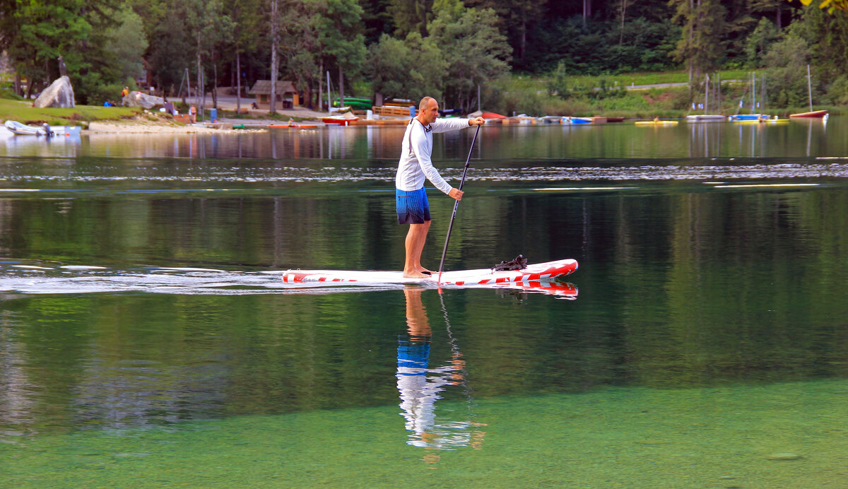 На озере Бохинь - skijumper Иванов