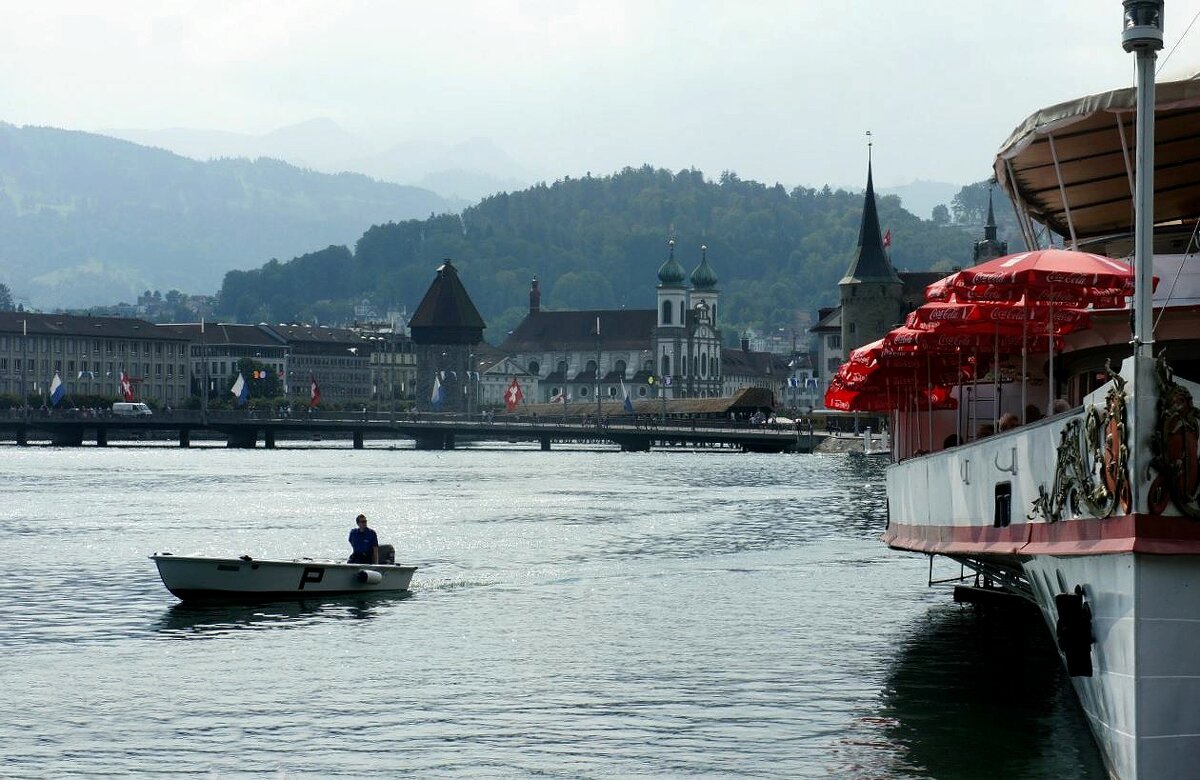 Люцерн, озеро в Швейцарии, более распространённое название Фирвальдштетское озеро - Елена Павлова (Смолова)