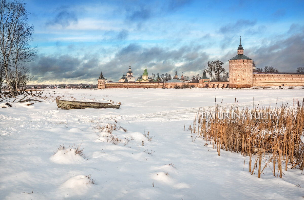 Кирилло Белозерский монастырь зима