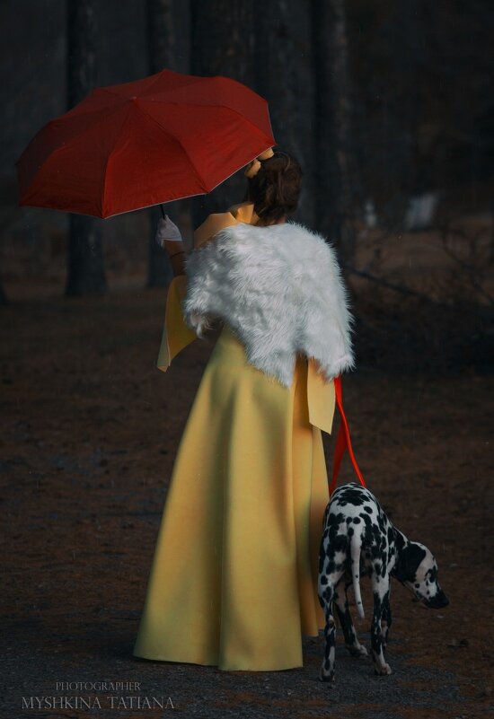 С зонтом - Татьяна Мышкина