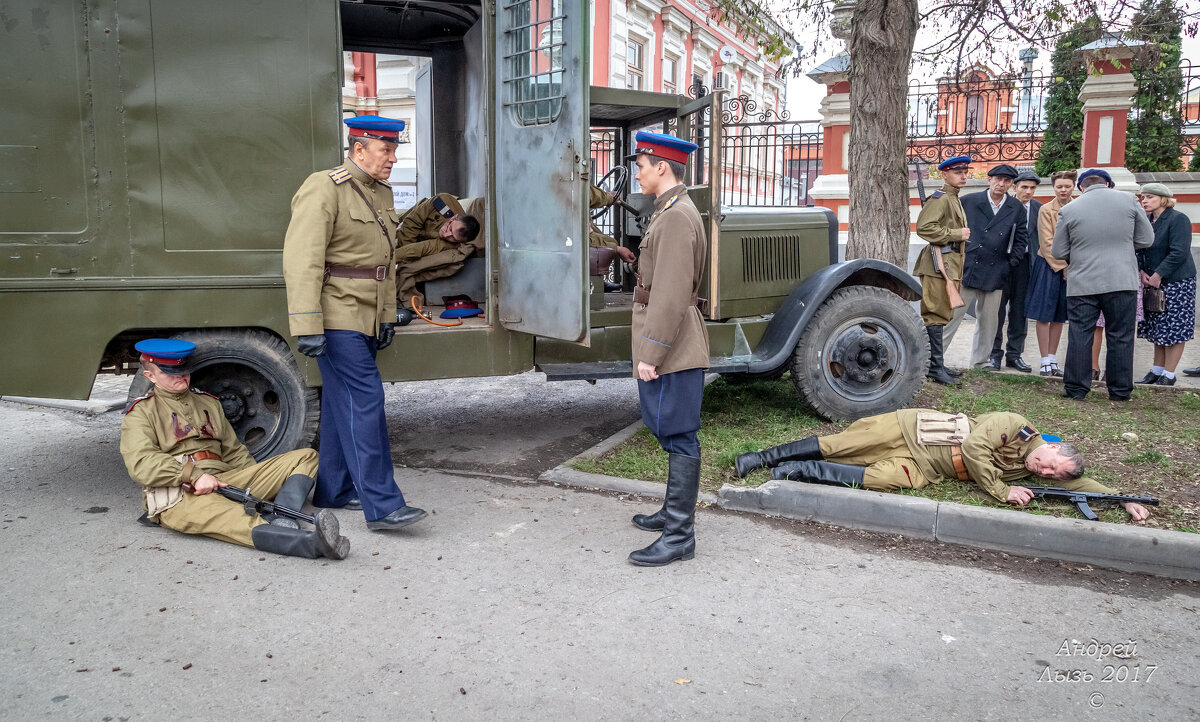 На съёмках сериала "Зелёный фургон" - Андрей Lyz