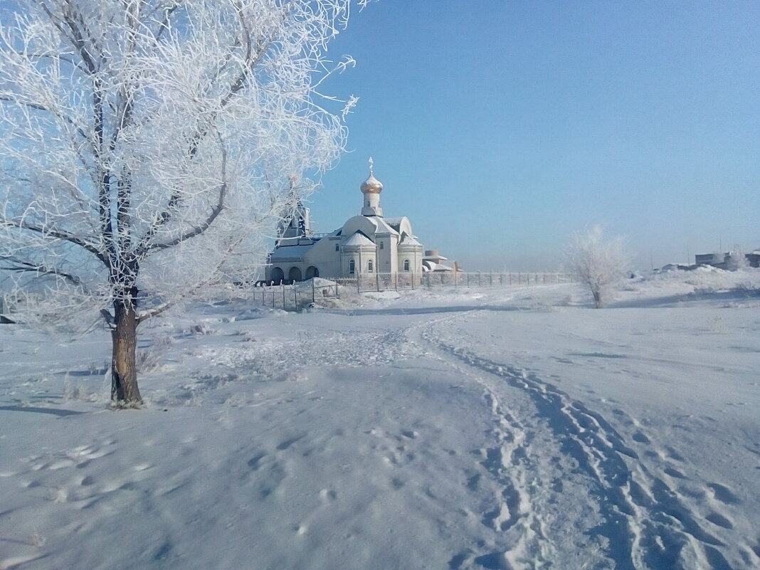 Снежный храм. Утро. - Андрей Хлопонин