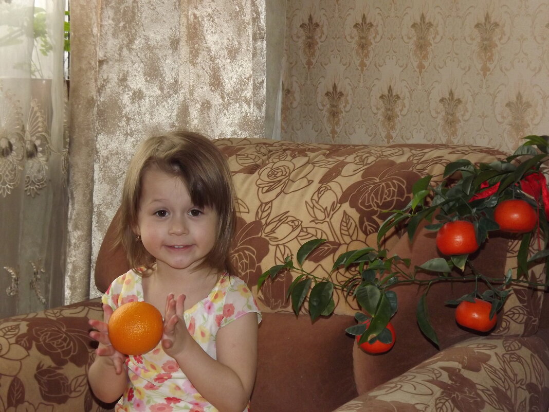 Спелый,сочный апельсин - в фруктах первый витамин! - Нина Андронова
