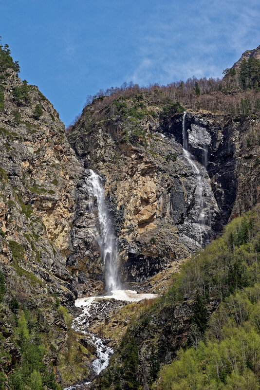 Водопад в ущелье реки Гондарай - Дмитрий Емельянов
