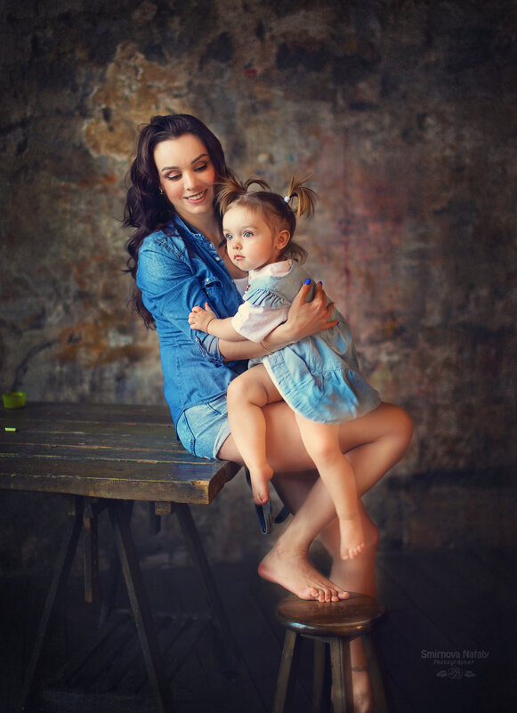 Мама с дочкой - Фотохудожник Наталья Смирнова