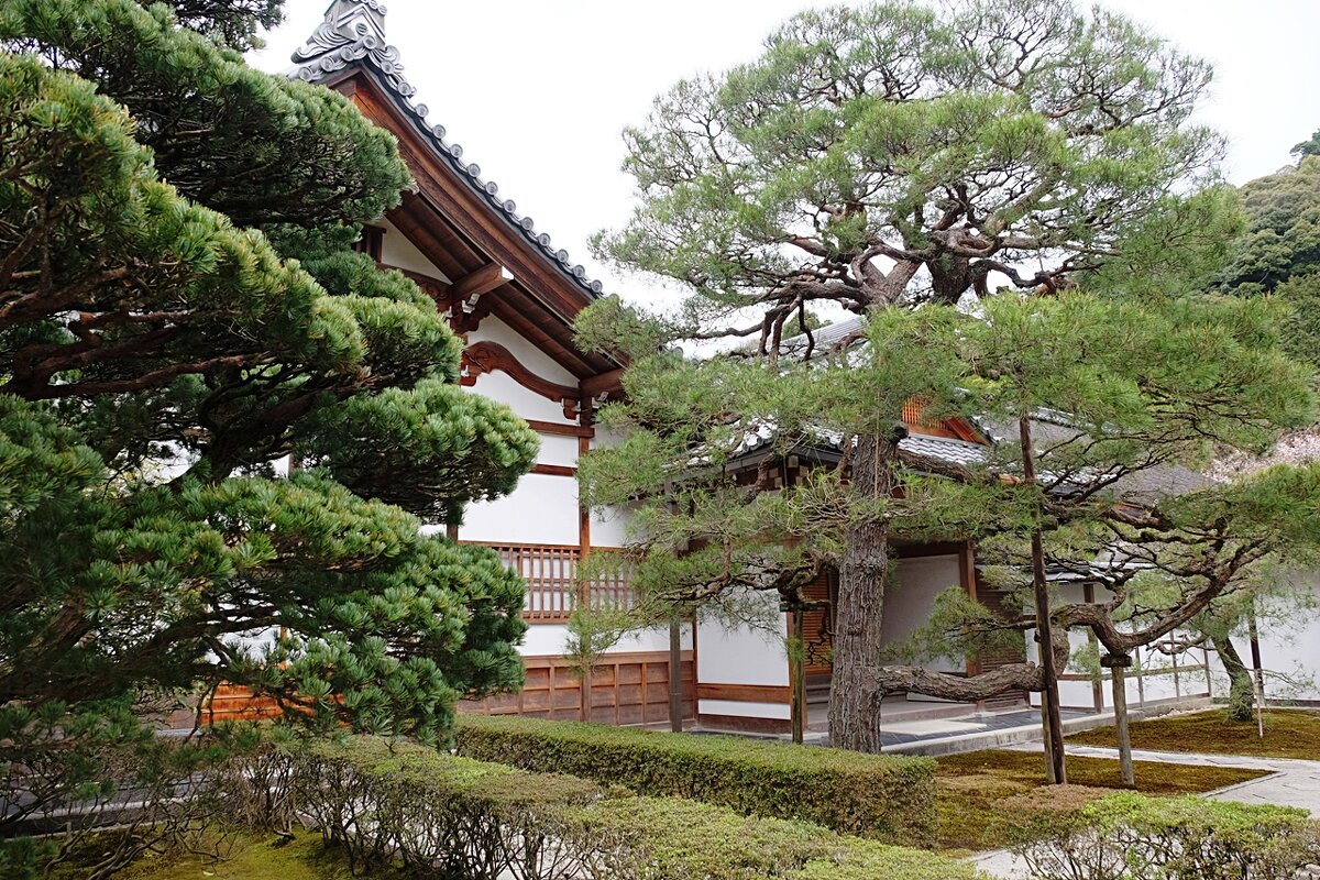 Япония Киото Храм Гинка-кудзи Серебряный павильон - wea *