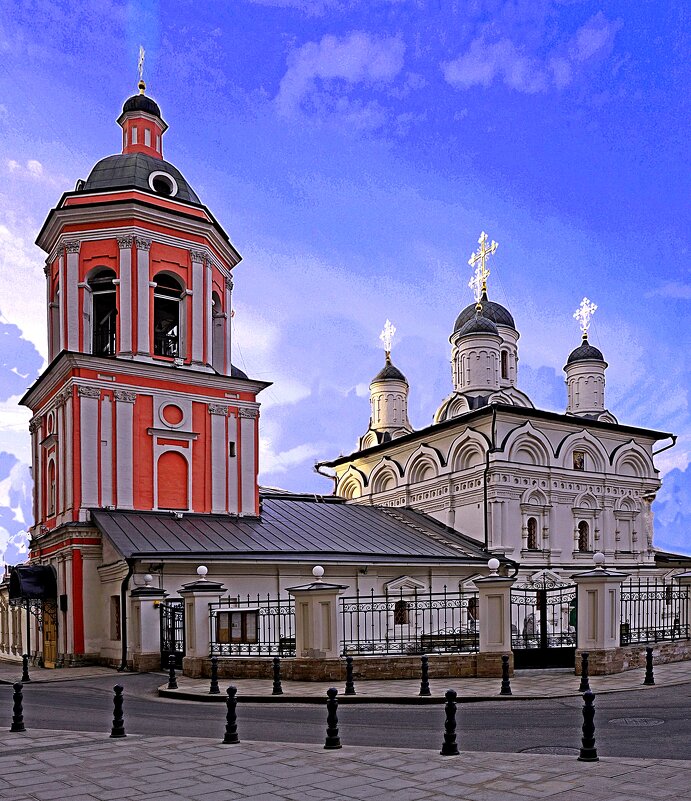 Церковь Иоанна Богослова на Бронной 1652 1665 1694 г.г.  Колокольня 1740 г.г. - Леонид leo