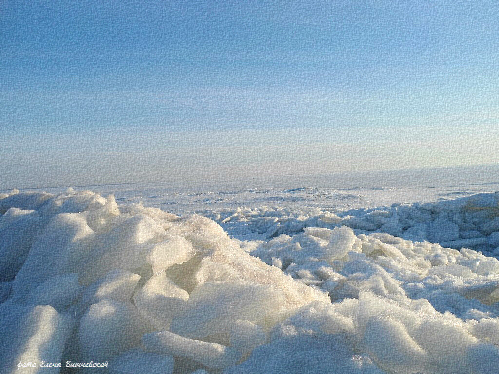 Финский залив ломает лёд . - Елена Вишневская