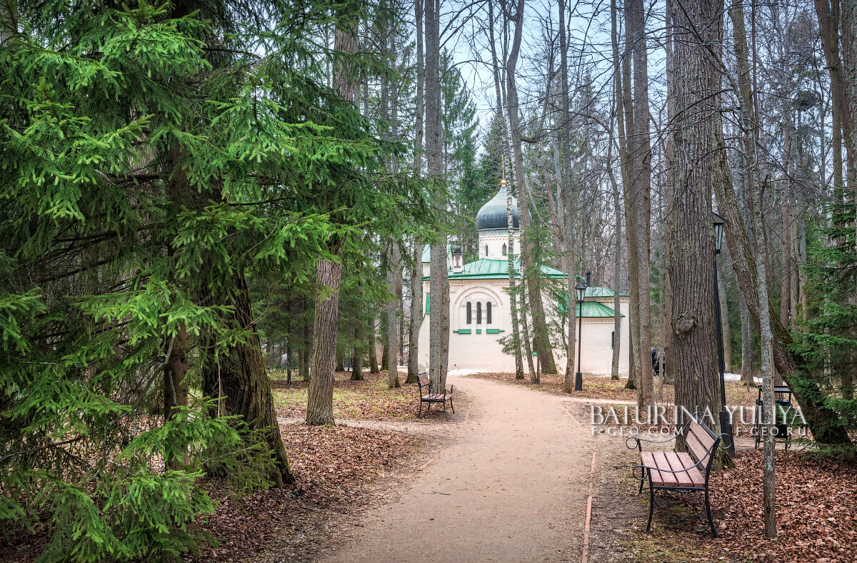 Церковь среди деревьев - Юлия Батурина