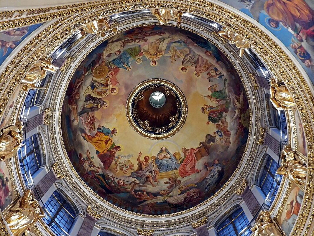Убранство купола Исаакиевского собора изнутри (Санкт-Петербург) - Ольга И