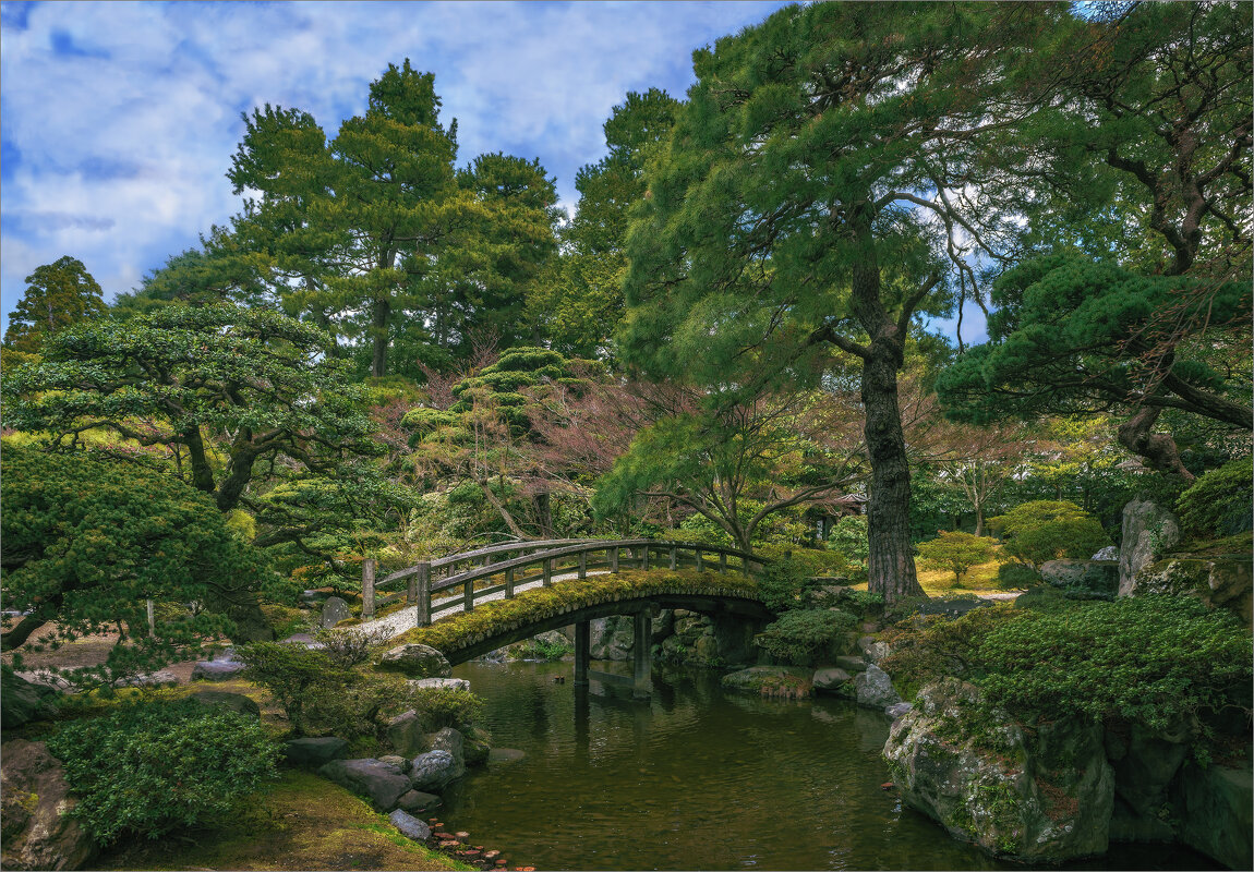 Горбатый мостик в саду императора.Киото - Shapiro Svetlana 