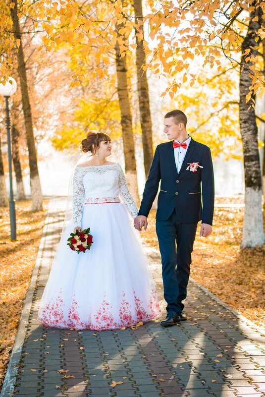 wedding in autumn - Ирина Айрисер