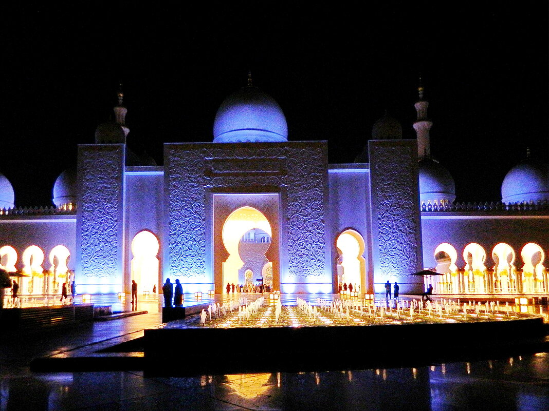 Мечеть шейха Зайеда в Абу-Даби (ОАЭ) - Алла Захарова