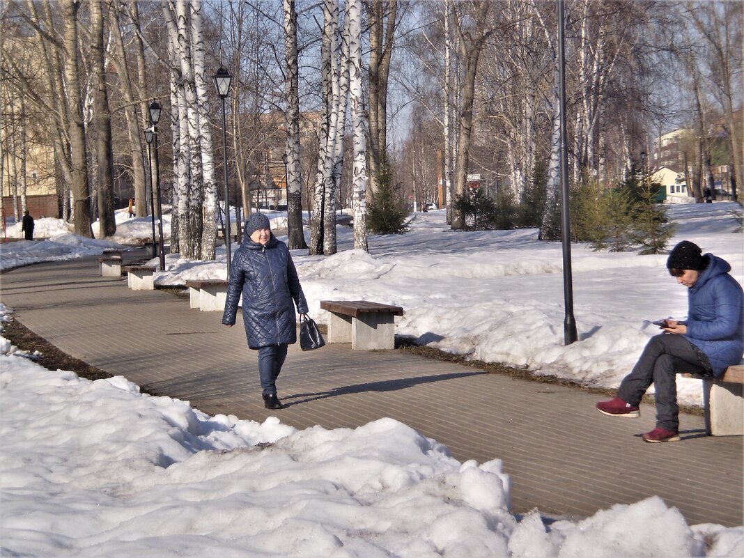 Март в городе. - Венера Чуйкова