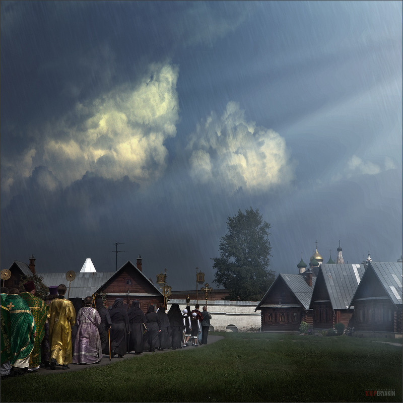 Крестный ход в Покровском женском монастыре - Виктор Перякин