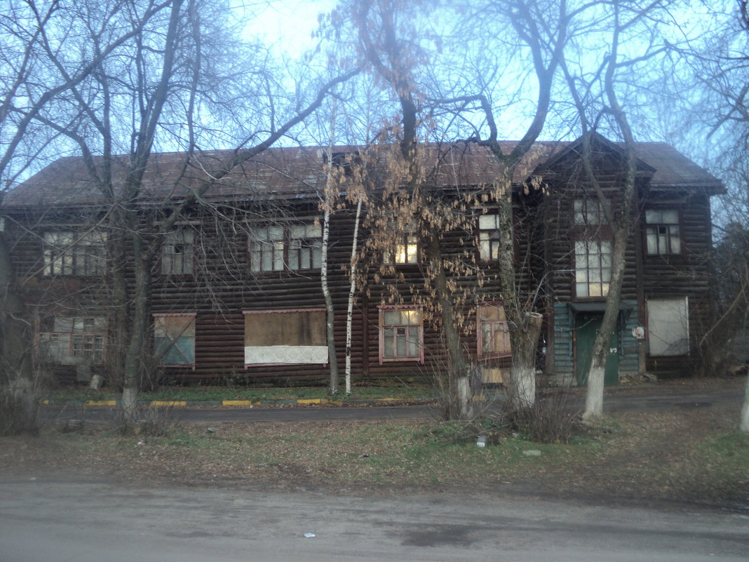 Архитектура старинного дома в городе Люберцы (Томилино) - Ольга Кривых