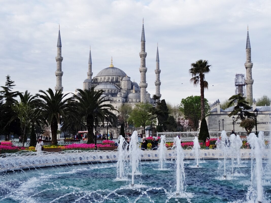 Стамбул Голубая мечеть Мечеть Султанaхмет - wea *