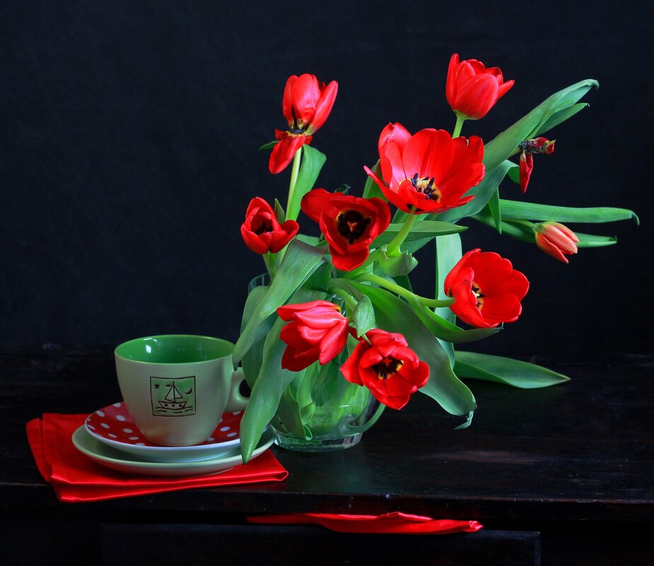 Про красные цветы и зелёную чашку (1) - Наталья Казанцева