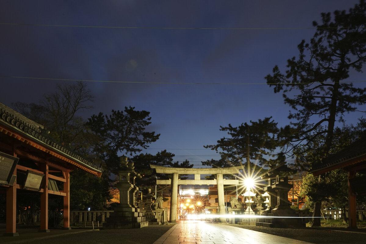 Главный вход в храм Сумиёси-тайся — синтоистское святилище, Осака, Япония - Иван Литвинов