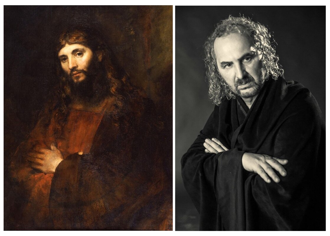 Рембрандт ван Рейн, "Христос со сложенными руками"/ Славик тоже с руками. - Михаил Трофимов