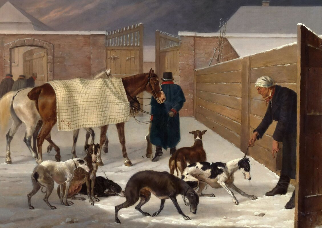 Франц Крюгер – Возвращение с охоты. 1818 - Gen Vel