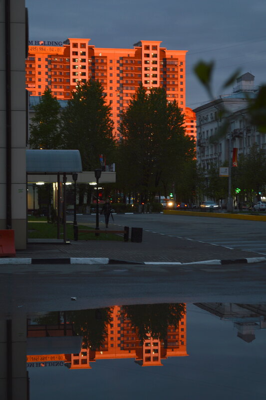 Закат солнца в городе - Марина Кушнарева
