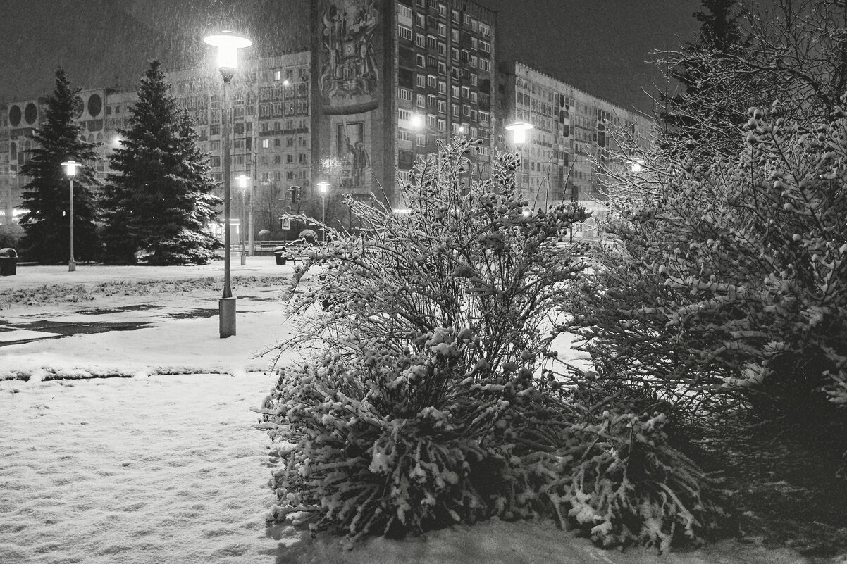 Ночь и снегопад - alteragen Абанин Г.