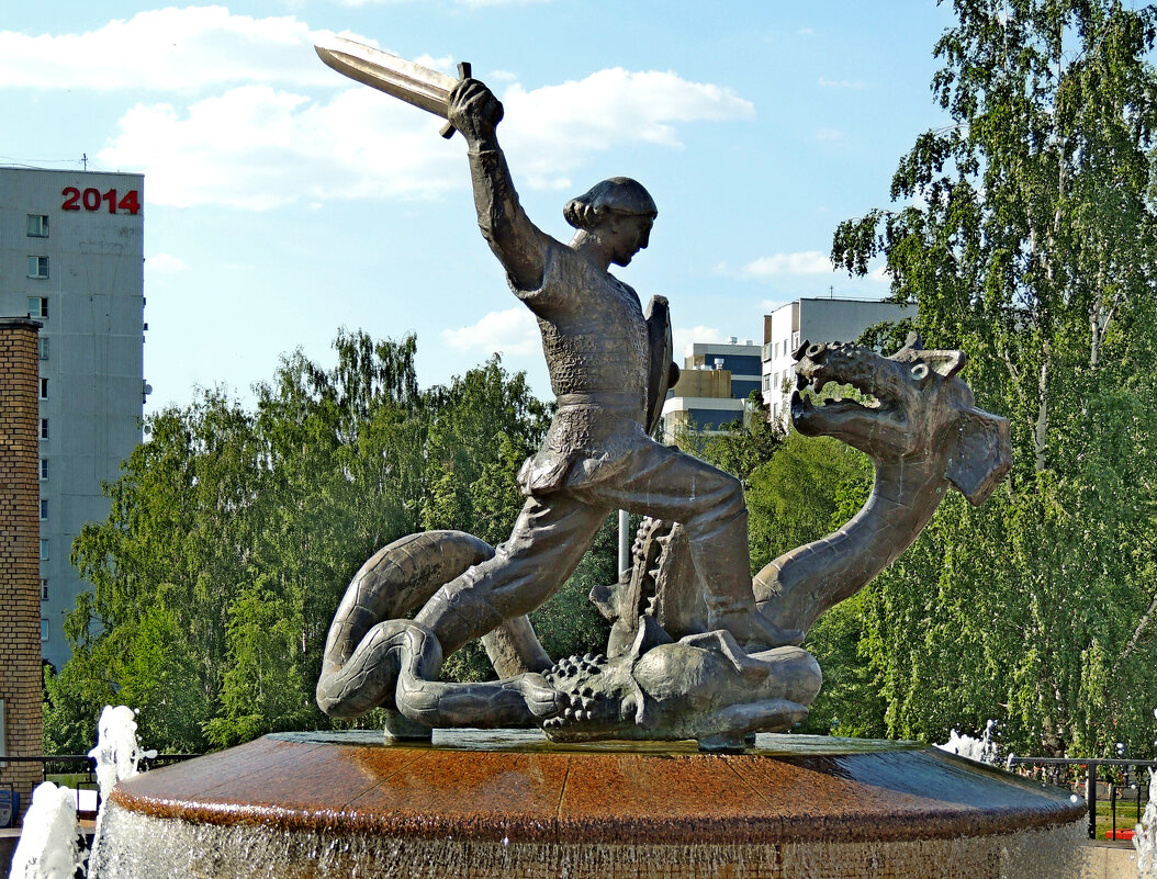 Памятник-фонтан «Победитель» (Видное) - Александр Качалин