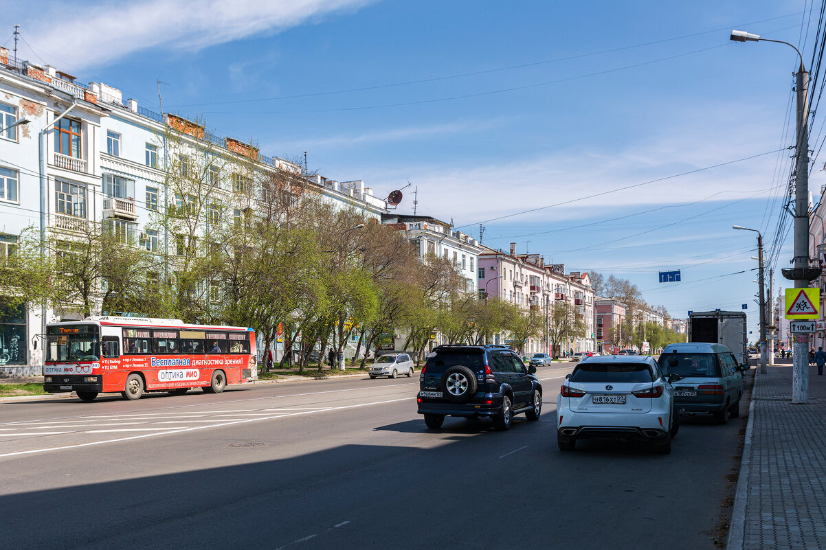 Проспект Ленина, Комсомольск-на-Амуре. - Виктор Иванович Чернюк