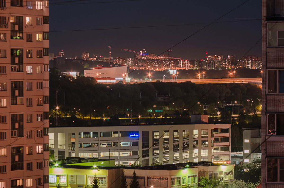 Вид с балкона на Капотню - Иван Кубик