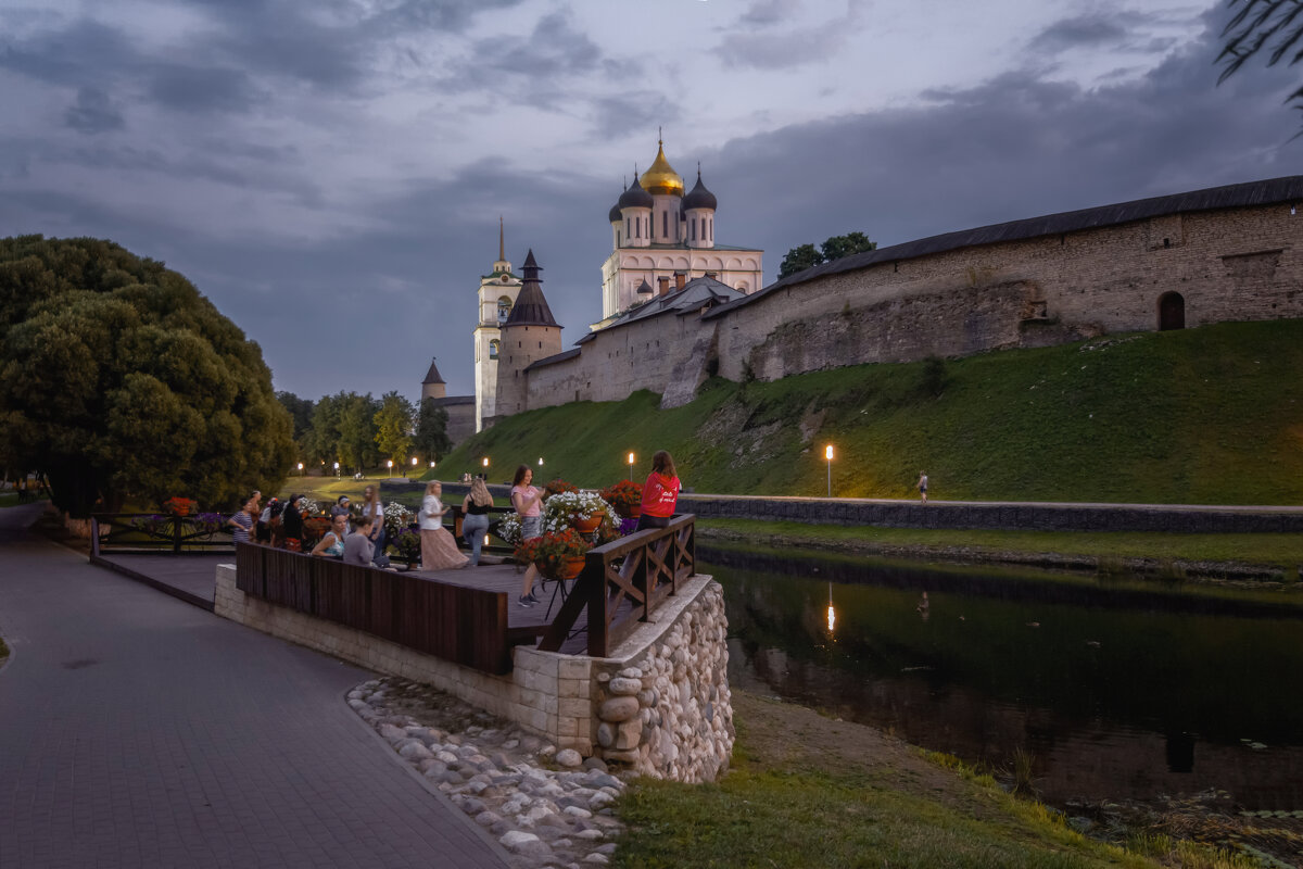 летний вечер в Пскове - Moscow.Salnikov Сальников Сергей Георгиевич