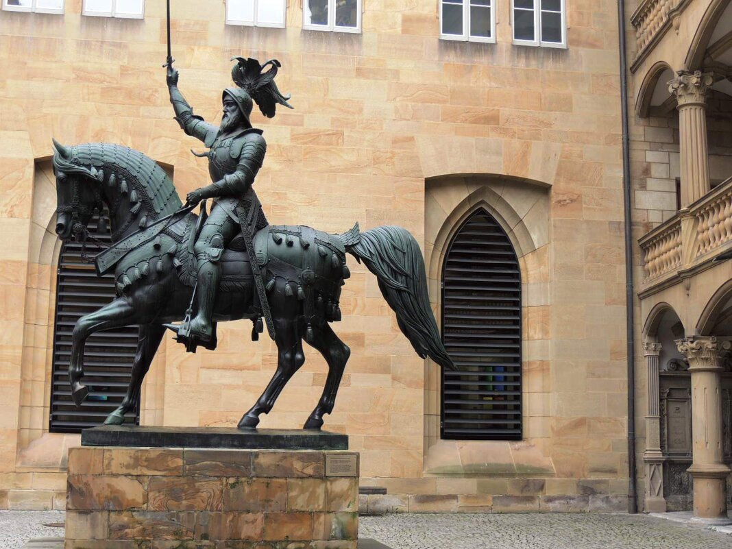 конная статуя первого герцога Вюртемберга графа Эберхард., Штутгарт - Гала 