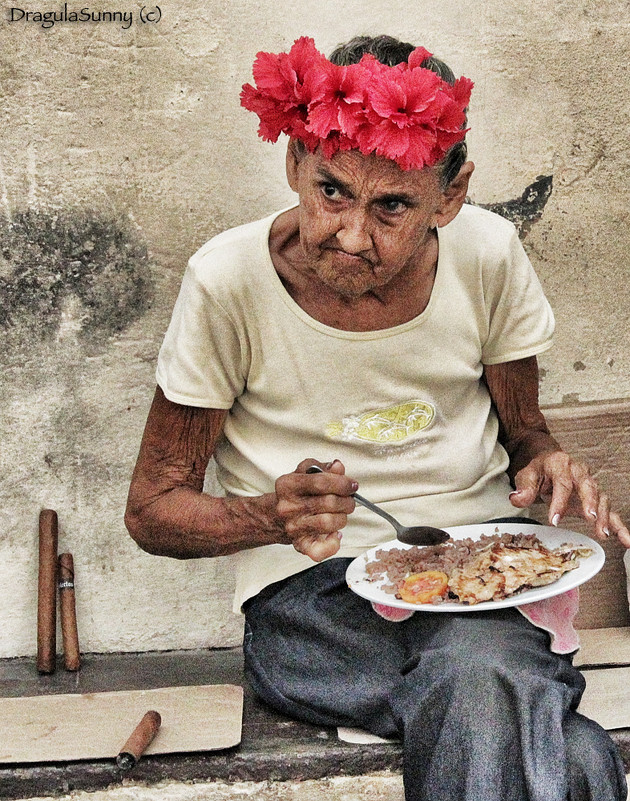 Breakfest Old Cubian Woman - Igor Nekrasov