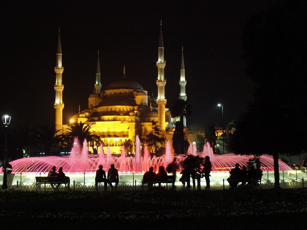Вечерний Стамбул. Голубая мечеть) - Anna Shkonda