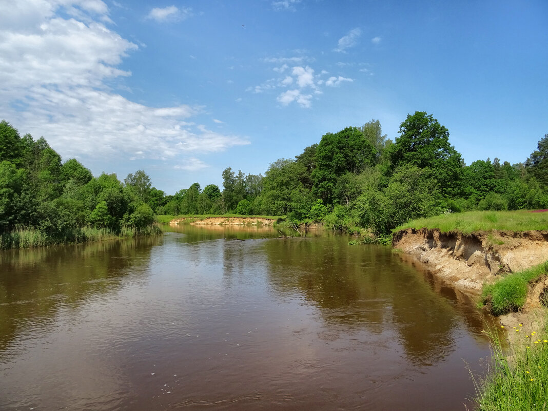 Река Киржач в Киржаче