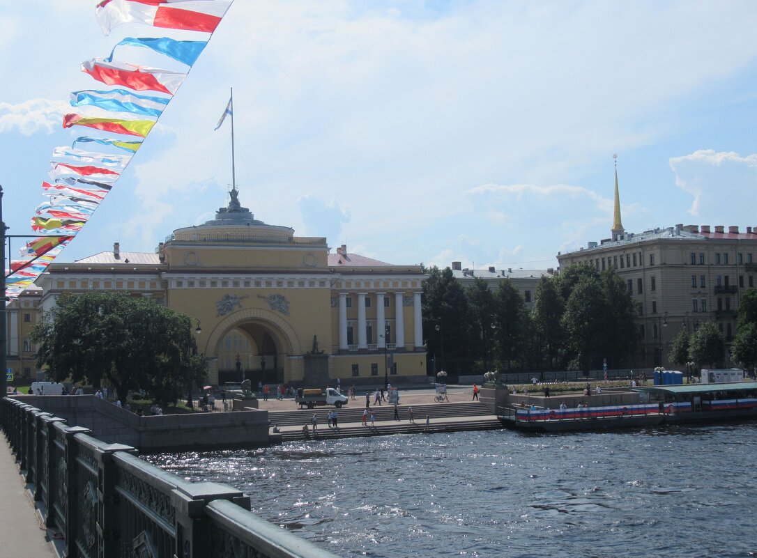 Вид на Адмиралтейство с Дворцового моста - Елена Павлова (Смолова)