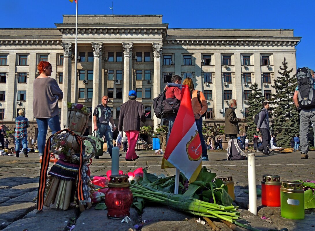 Дом профсоюзов на Куликовом поле в Одессе. - Юрий Тихонов