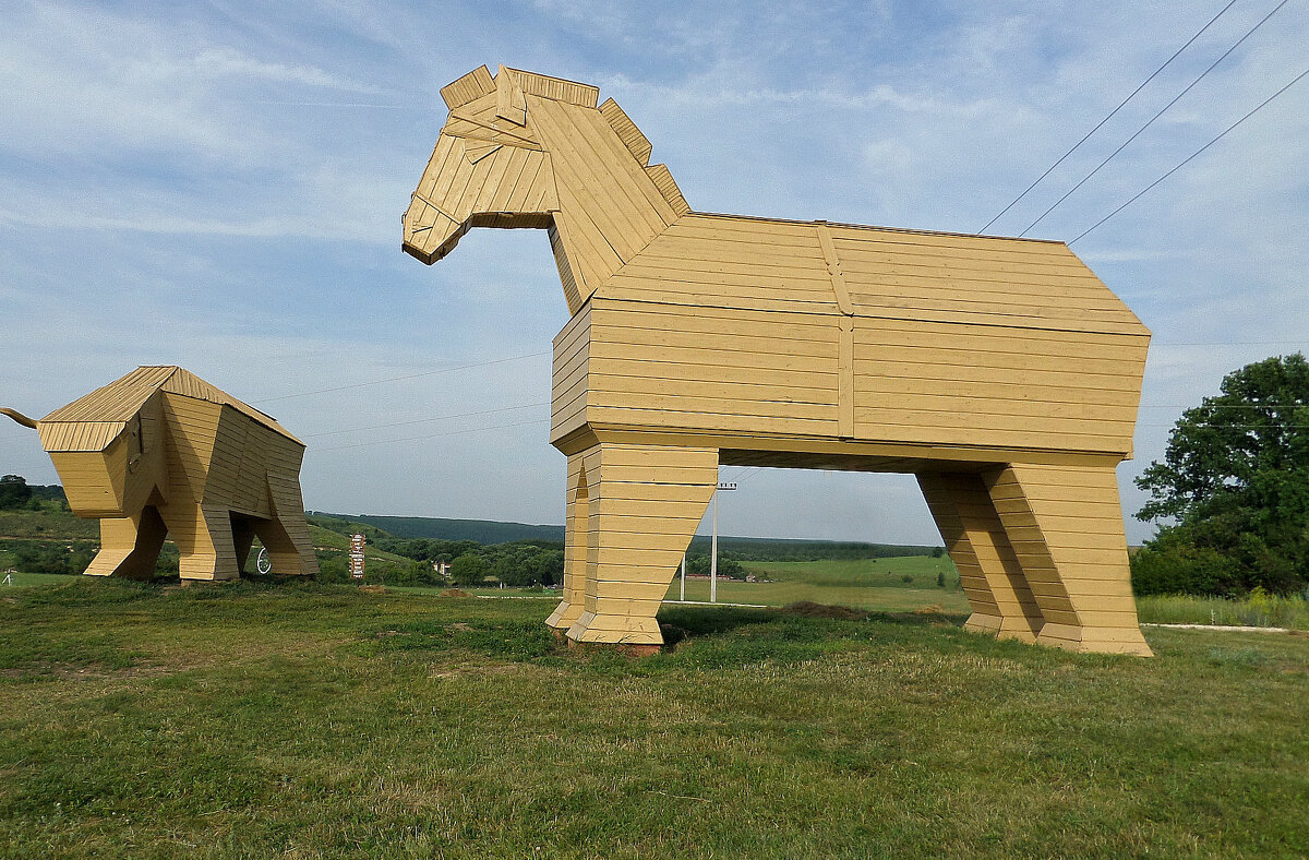 Троянский конь и Кудыкинский бык - MarinaKiseleva 