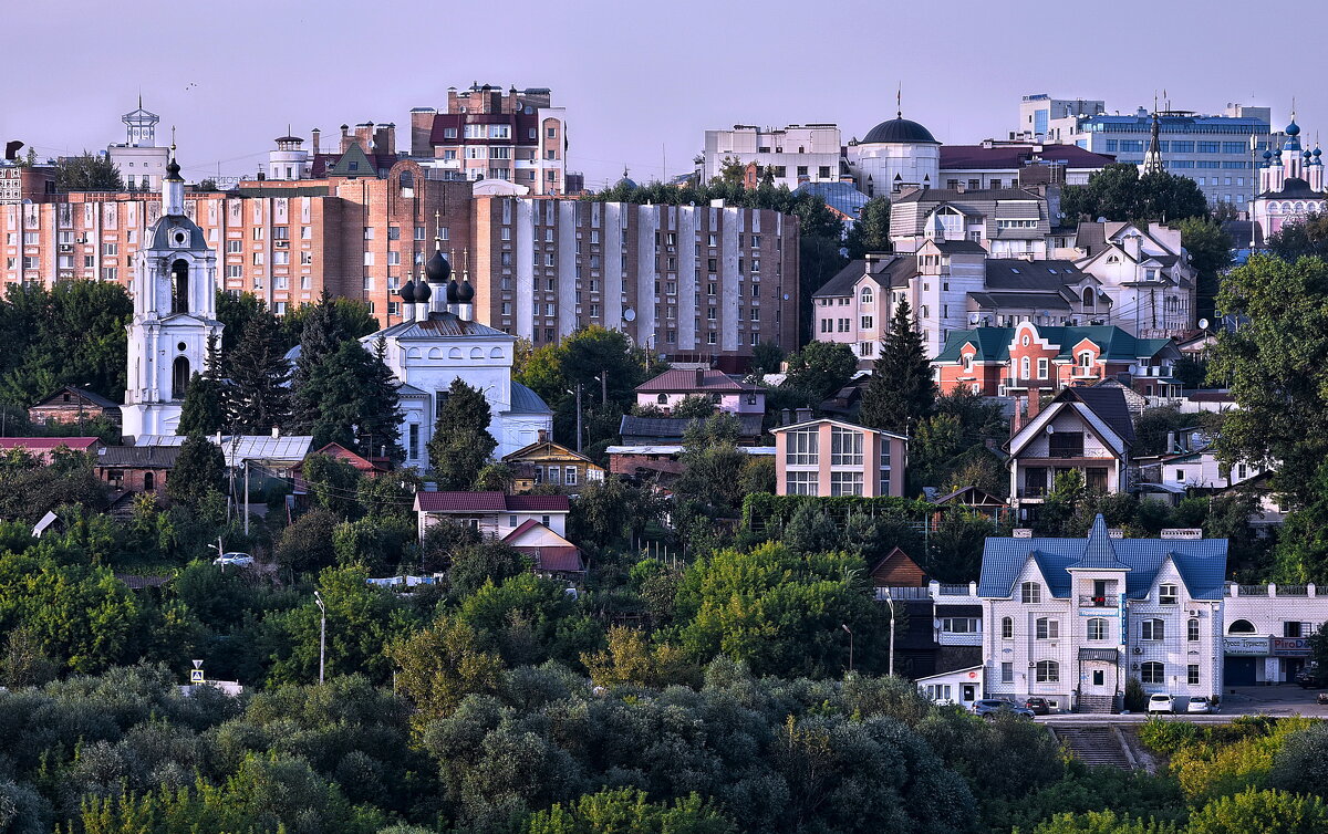 Вид на город Калугу при въезде. - Тамара Бучарская