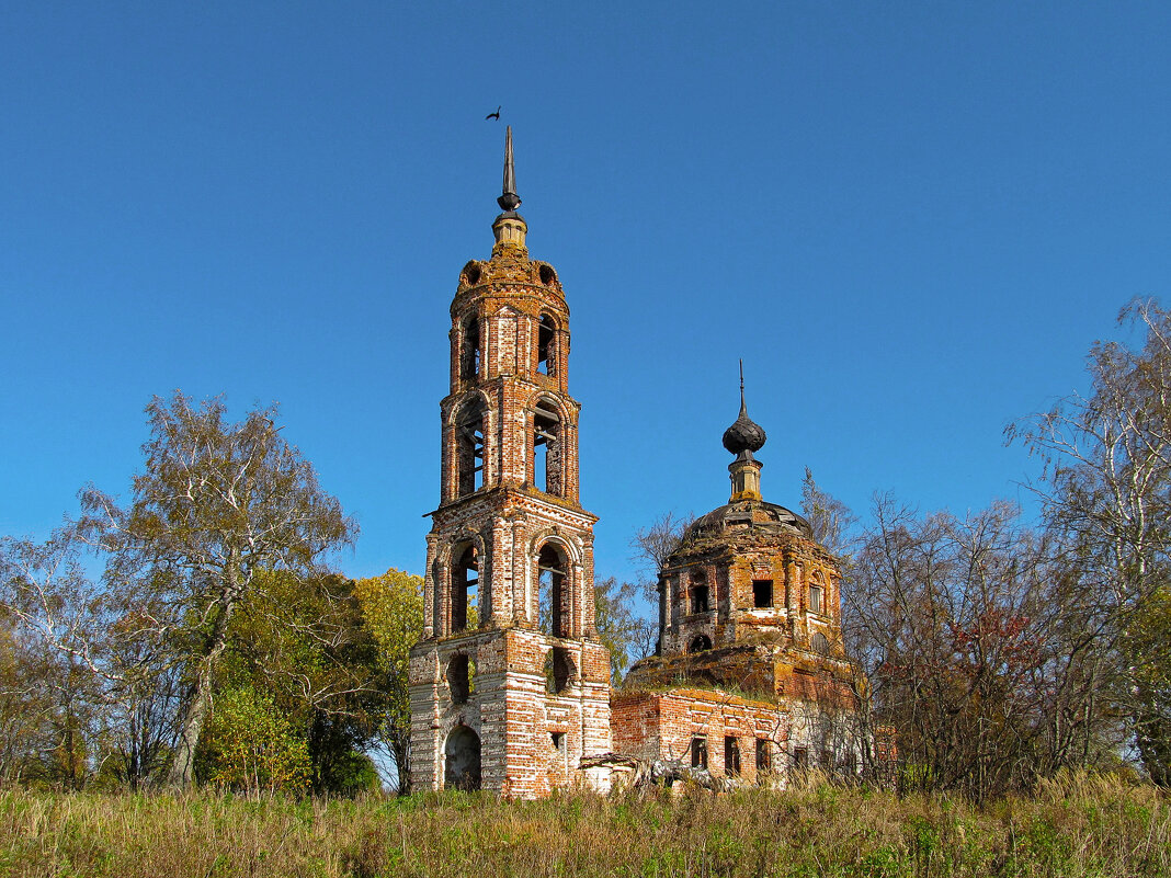 Кузьмино  урочище. Церковь Николая Чудотворца, 1831 - AZ east3