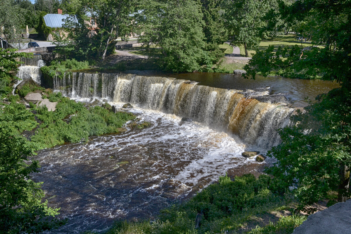 Водопад на реке Кейла Эстония - Priv Arter