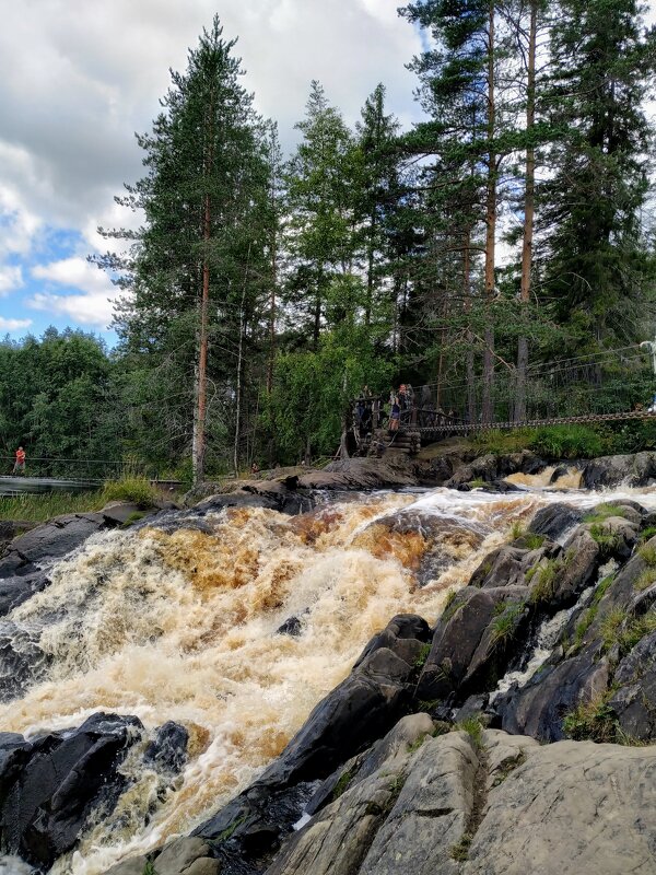 Водопад Ахвенкоски... - Наталия Павлова