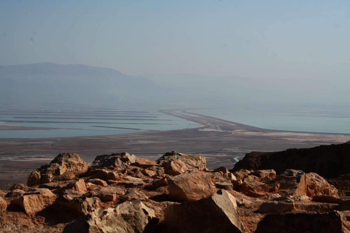 Вид на Мертвое Море с высоты Масады - Яков Геллер