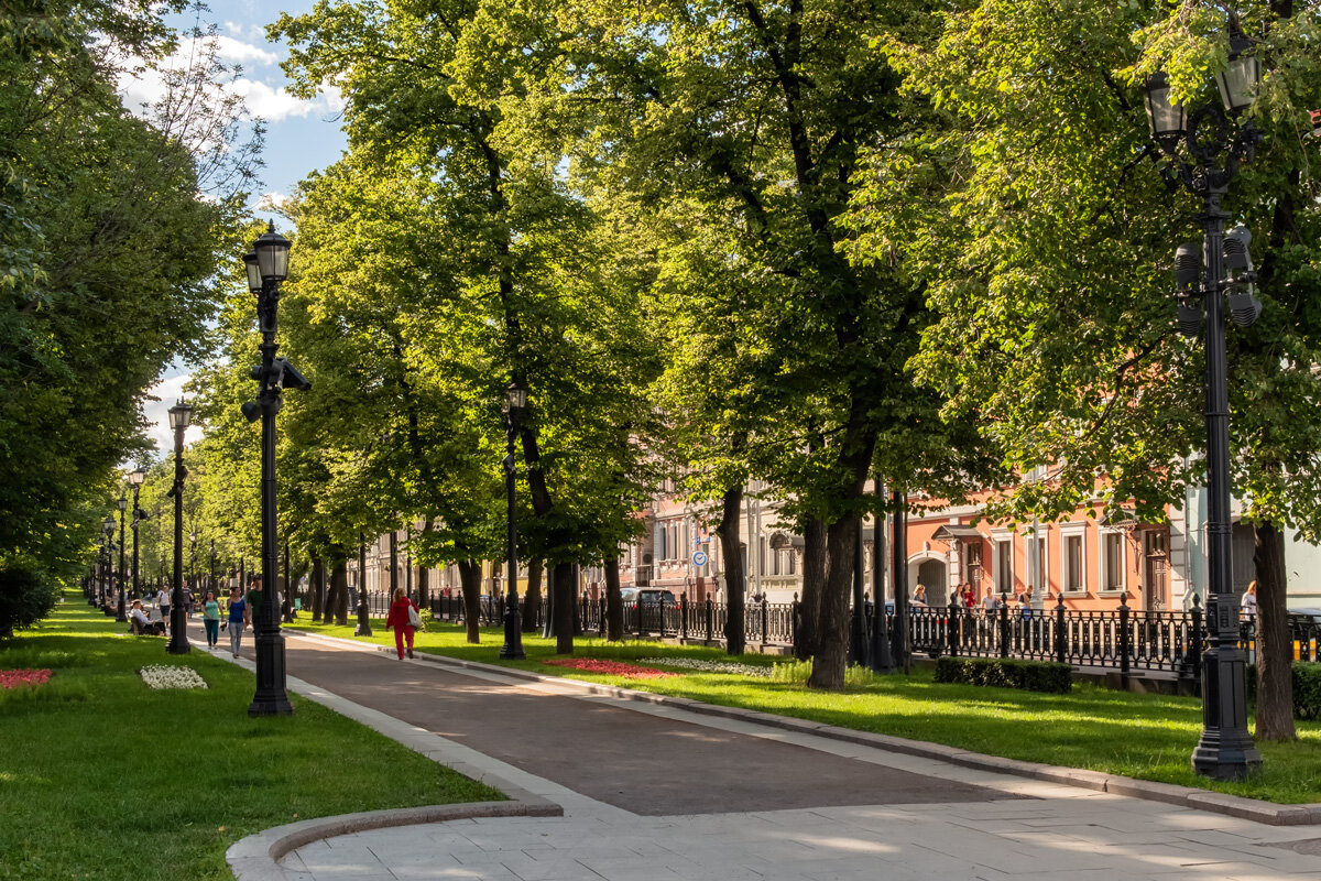 Москва. Трубная площадь. Петровский бульвар. - Надежда Лаптева