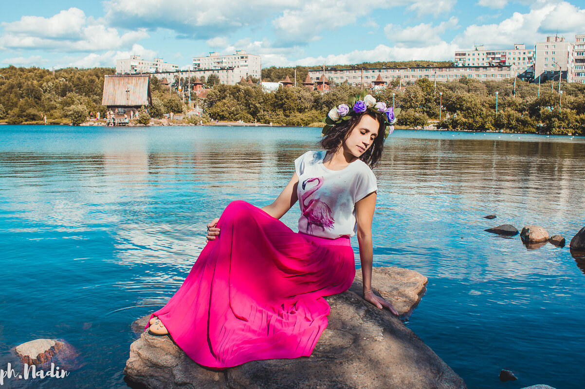 Девушка на озере - Надежда Гончарук