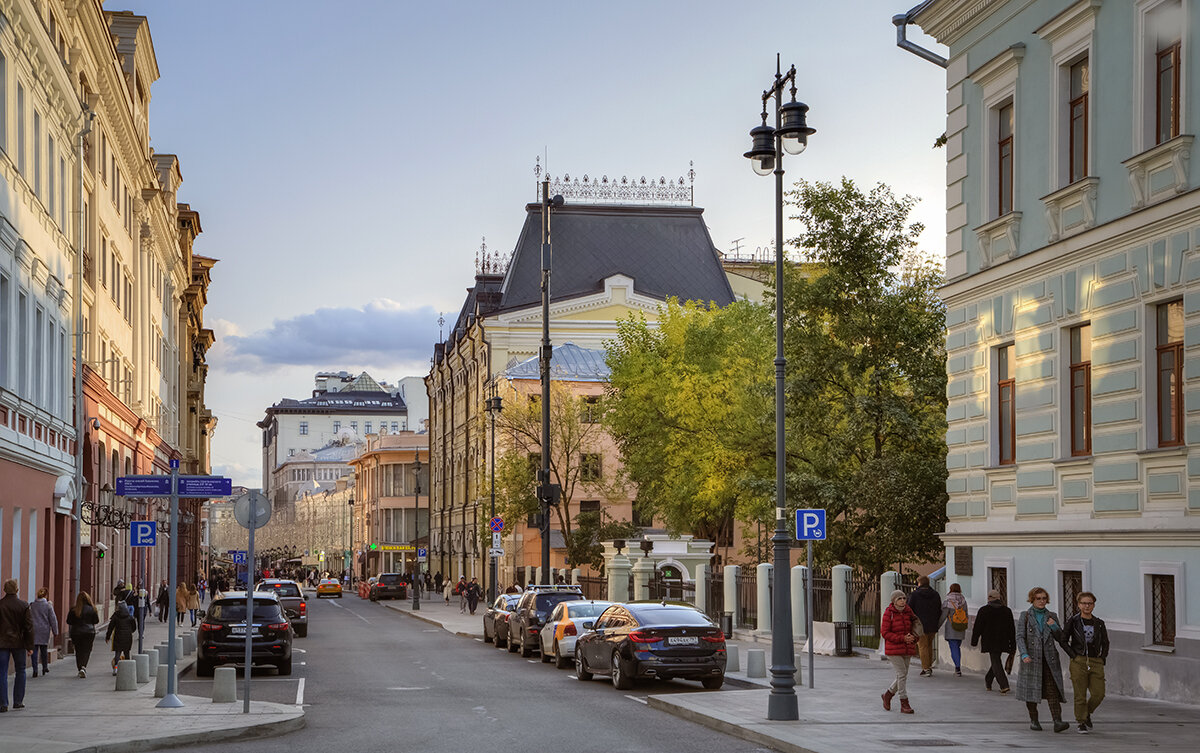 Москва. Улица Рождественка. - В и т а л и й .... Л а б з о'в