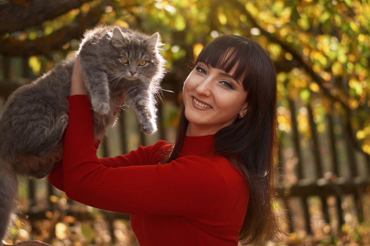 Портрет с котом - Вера Сафонова