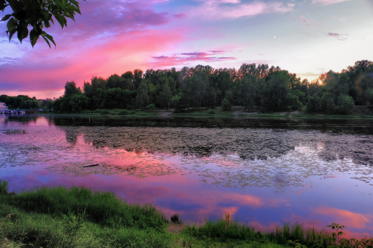 закат у реки Которосль - Георгий А