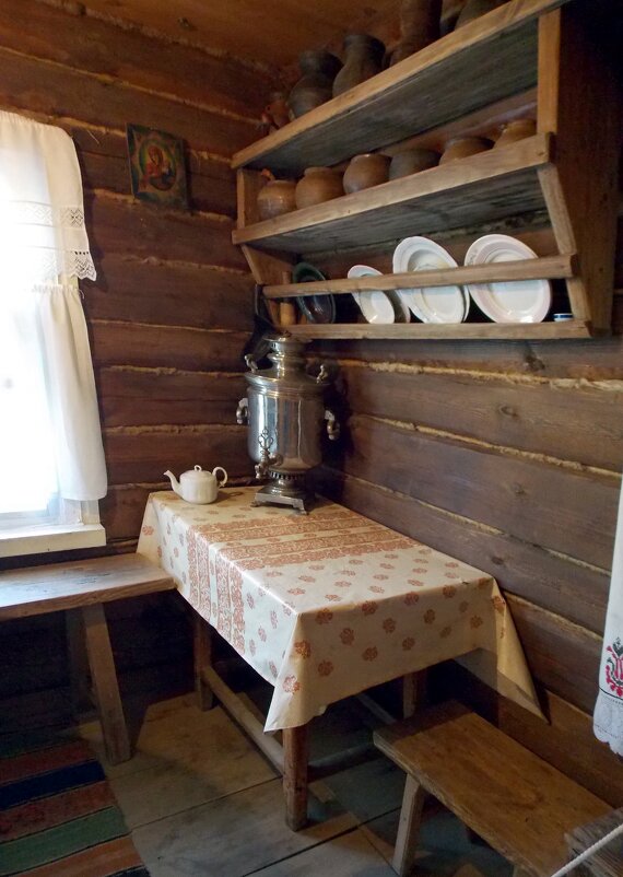 Самовар в кухонном уголке - Galina Solovova