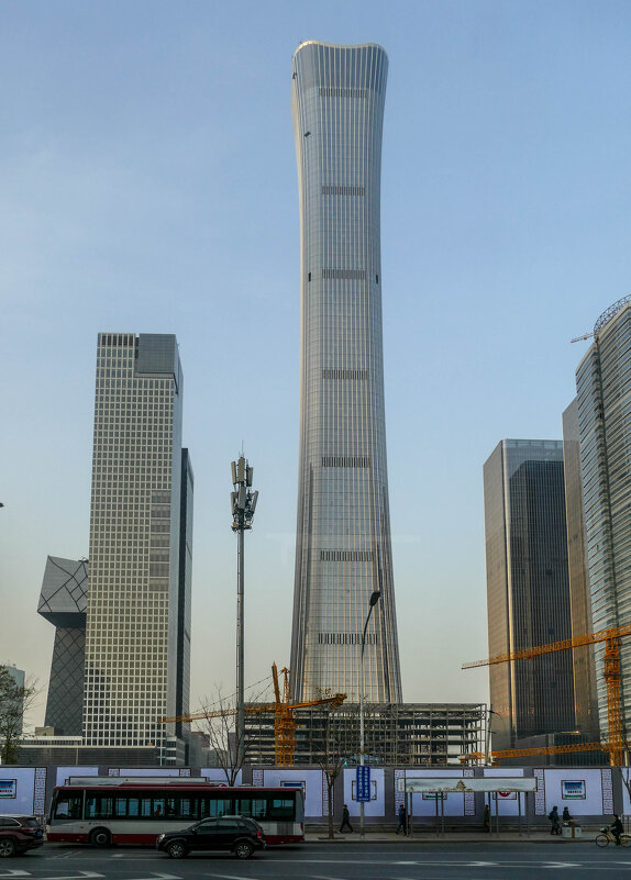 Башня Citic Tower (108 эт.), Пекин, дек. 2018 г. - Юрий Поляков